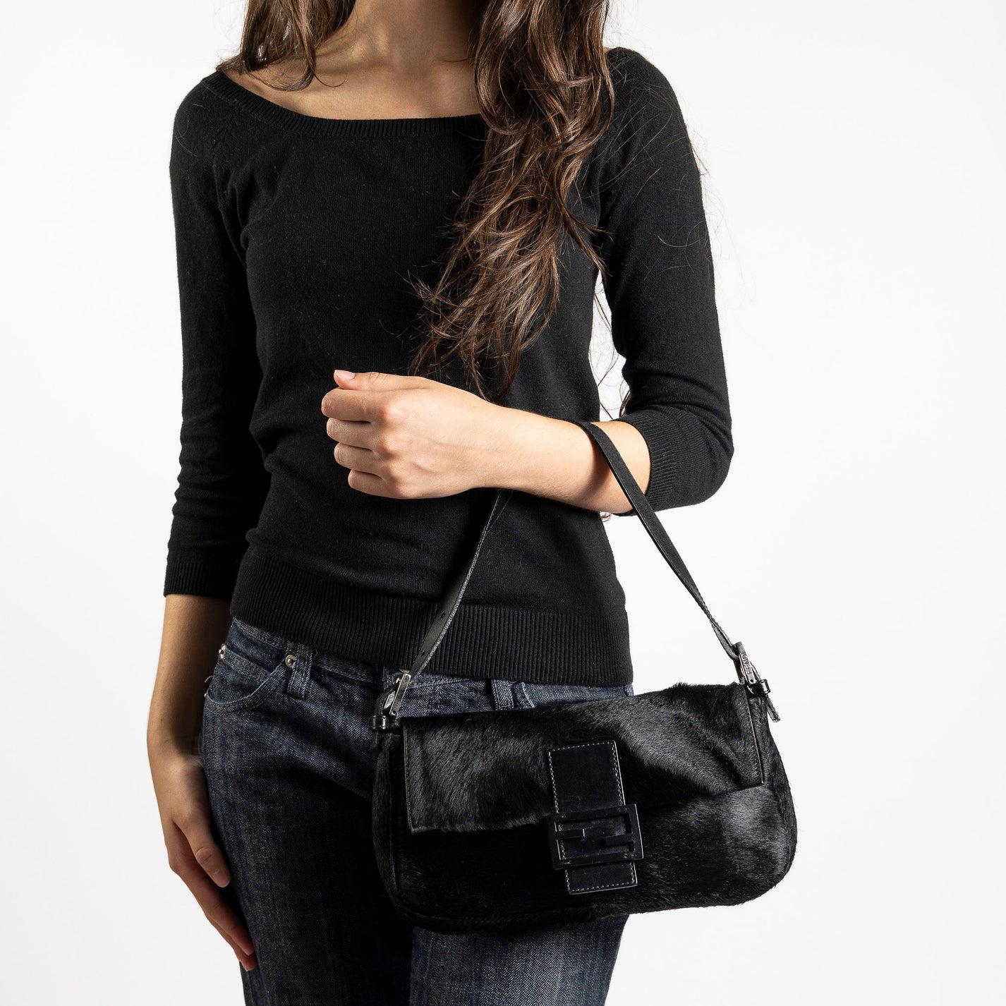 Fendi Pony Hair Baguette
