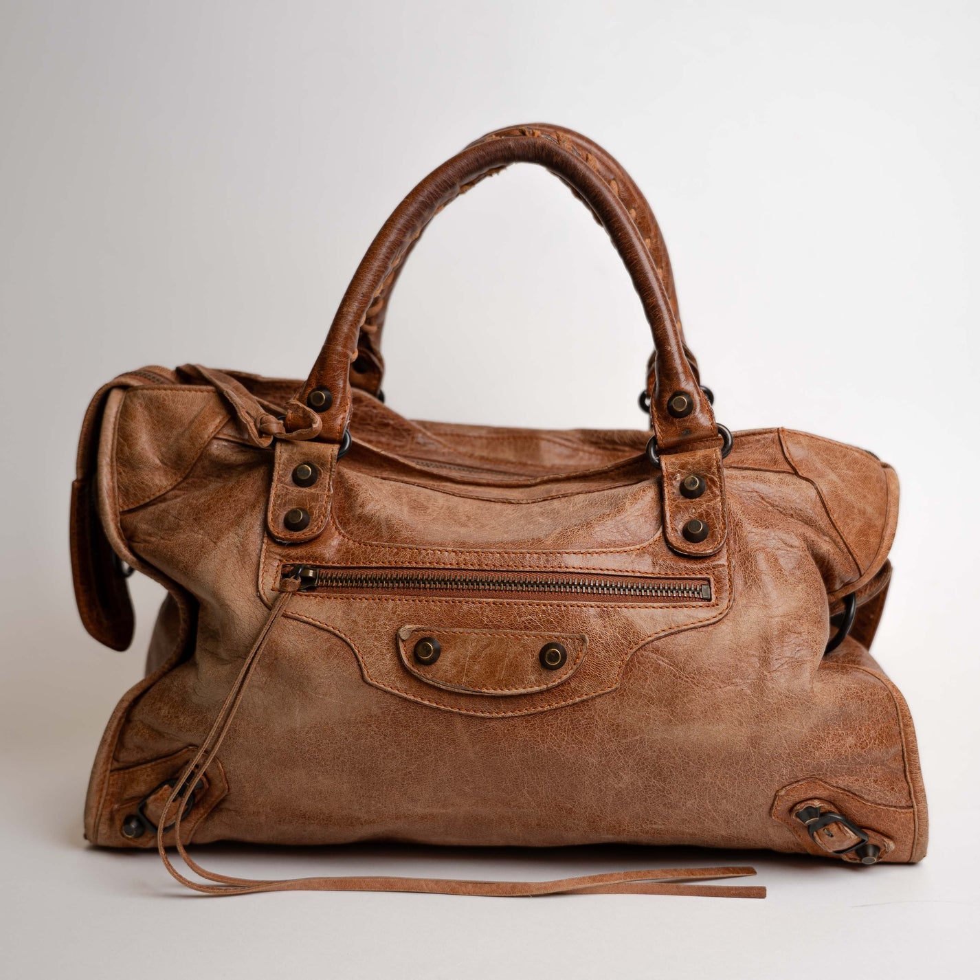 Balenciaga Tan City Bag