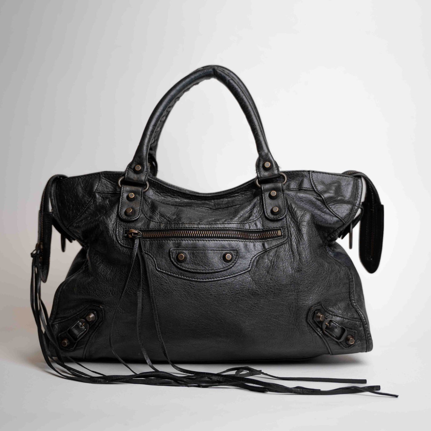Balenciaga Black City Bag