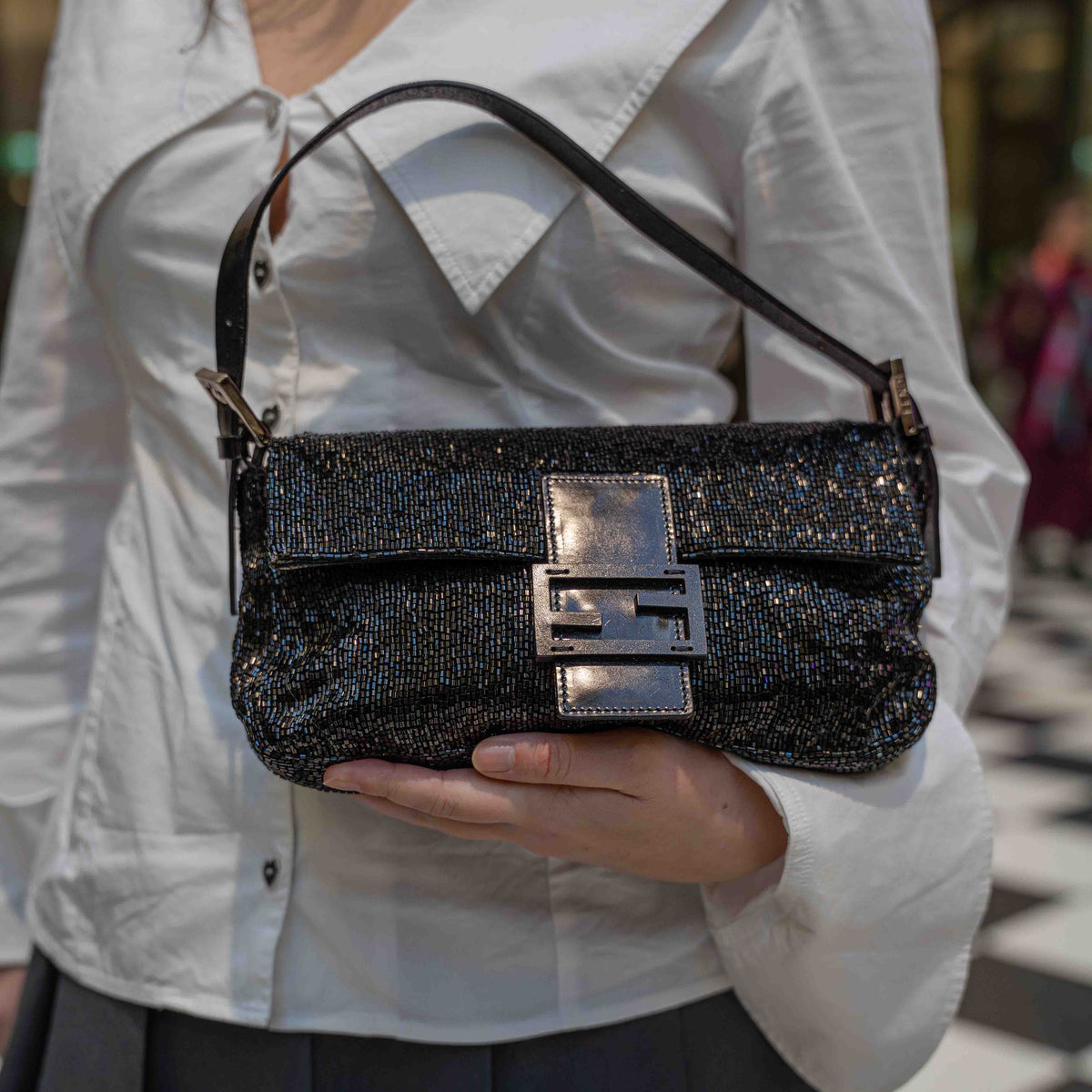 Fendi Beaded Baguette
