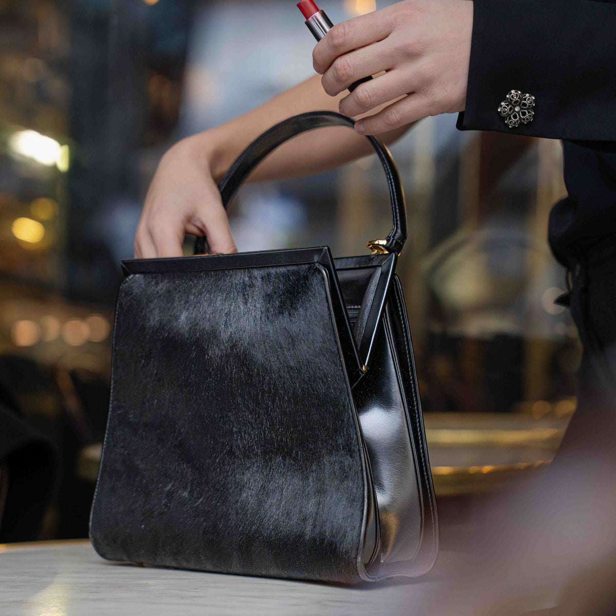 Gucci Frame Bag Pony Hair