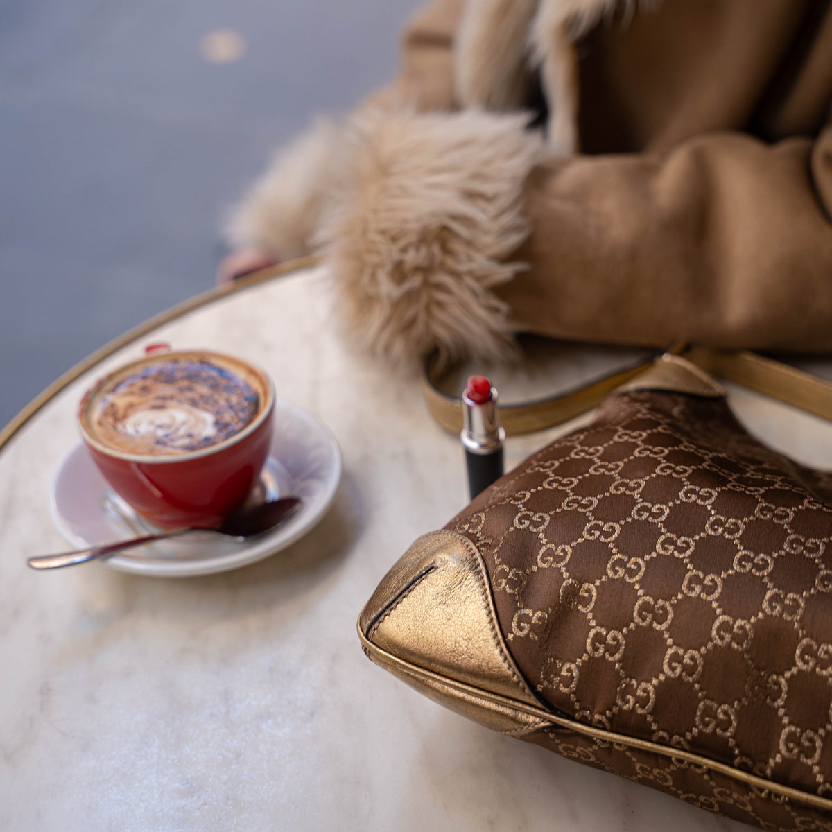 Gucci GG Satin Shoulder Bag