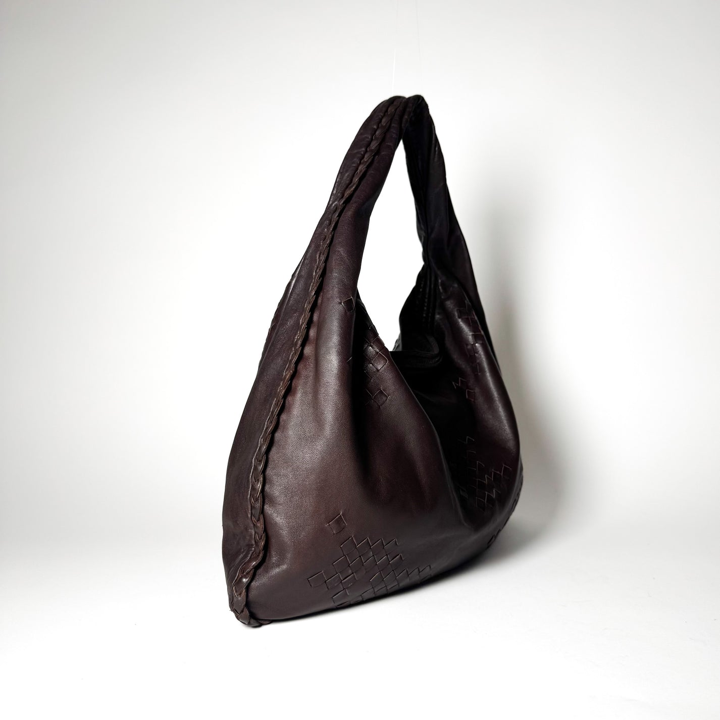 Bottega Veneta Pleated Maxi Hobo
